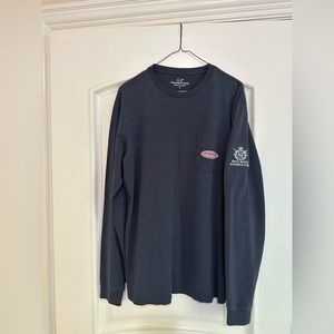 Men’s Vineyard Vines Long Sleeve Shirt | Size S | Boca Raton Club Logo